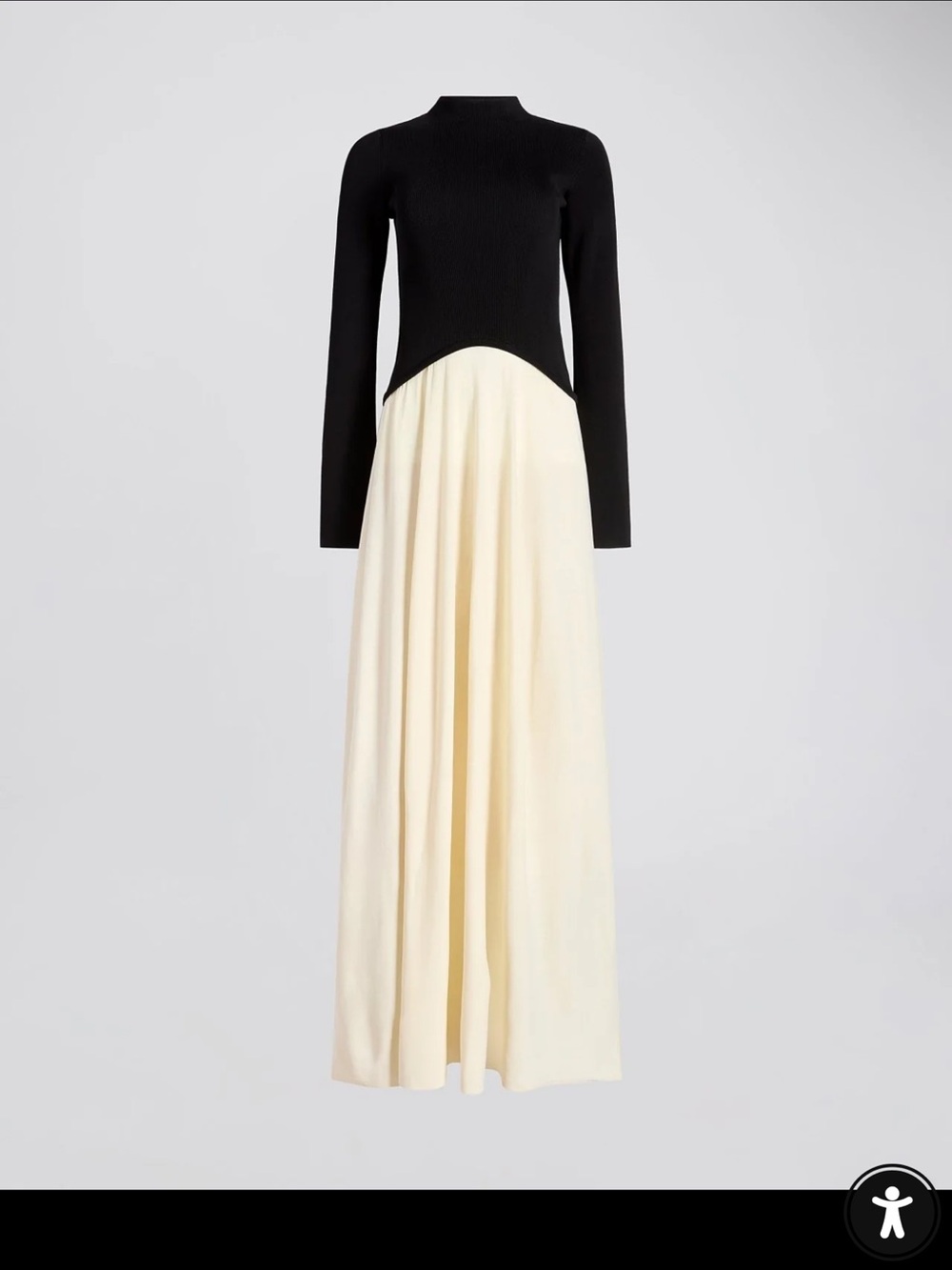 SOLID & STRIPED Cream Maxi Skirt - Picture 3 of 3
